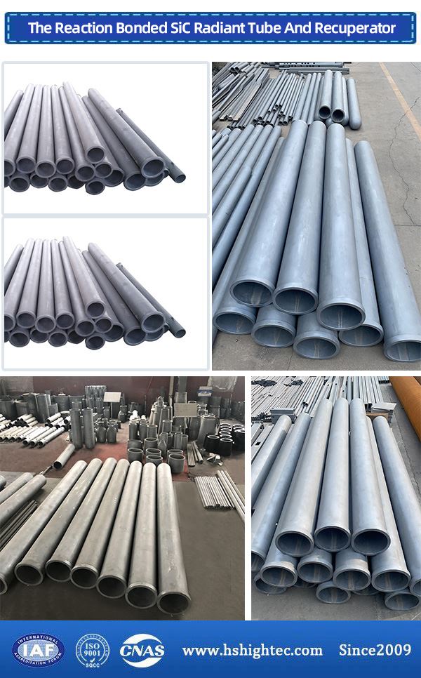 The Reaction Bonded SiC Radiant Tube And Recuperator